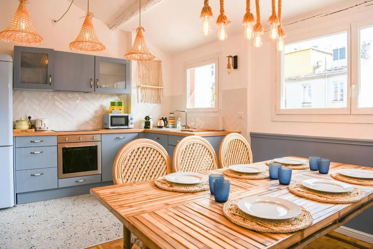 Apartament Le Venture Grand 3 Ch Avec Clim Proche Vieux Port Marsylia Francja